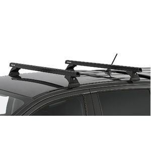 Rhino-Rack JB1673 Heavy Duty RCH Black 2 Bar Roof Rack for FORD Ranger Gen 2 (P703) Double Cab 4DR Ute (01/2022-Current)
