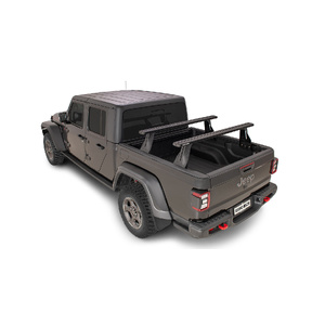 Rhino-Rack JC-01271 Reconn-Deck 2 Bar Ute Tub System for JEEP Gladiator JT &amp; Trail Rails installed 4DR Ute (01/2020-Current)