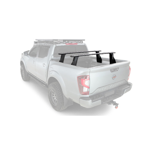 Rhino-Rack JC-01286 Reconn-Deck 2 Bar Vortex Ute Tub System for NISSAN Navara ST-X NP300 Dual Cab 4DR Ute (01/2015-Current)
