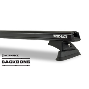 Rhino-Rack JC-01317 Heavy Duty RCL Black 2 Bar Rhino-Rack Backbone Roof Rack for JEEP Wrangler JK Hard Top 4DR 4WD (02/2011-03/2019)