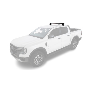 Rhino-Rack JC-01546 Heavy Duty 2500 Black 1 Bar Rear Roof Rack for VOLKSWAGEN Amarok Gen2 Double Cab 4DR Ute (01/2023-Current)