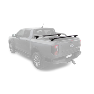 Rhino-Rack JC-01572 Reconn-Deck 2 Bar Ute Tub System for FORD Ranger (Excl. Wildtrak Platinum) Double Cab Ute Tub Factory Windows 4DR Ute (01/2022-Cur