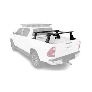 Rhino-Rack JC-01579 Reconn-Deck 2 Bar Ute Tub System &amp; 2 NS Bars for TOYOTA Hilux Gen8 SR5 (A-Deck Tub - Without external hooks) Double Cab 4DR Ute (0