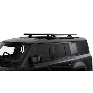 Rhino-Rack JC-01928 Pioneer 6 Platform (1500 x 1240mm) &amp; RCL Legs for LAND ROVER Defender 130 L663 With Factory Track 5DR SUV (01/2023-Current)