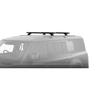 Rhino-Rack JC-01932 Reconn-Deck 2 Bar Roof Rack System for LAND ROVER Defender 130 L663 With Factory Track 5DR SUV (01/2023-Current)