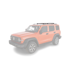 Rhino-Rack JC-02392 Sportz Black 2 Bar Roof Rack for GWM Tank 300 Gen 1 With Raised Rail 5DR SUV (01/2023-Current)