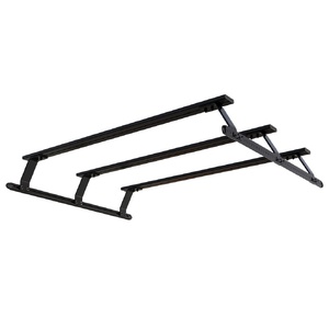 Chevrolet Silverado Crew Cab / Short Load Bed (2007 - Current) Triple Load Bar Kit by Front Runner - KRCS006