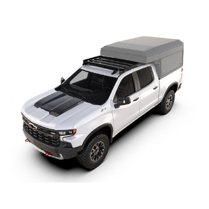 Chevrolet Silverado 3rd/4th Gen (2013-Current) Cab Over Camper Slimline II Rack Kit by Front Runner - KRCS016T