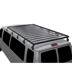 Ford E150/E250/E350 Extended Cab (1992-2014) Slimline II 3/4 Roof Rack Kit by Front Runner - KRFE007T