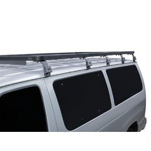 Ford E150/E250/E350 Regular Cab (1992-2014) Slimline II Roof Rack Kit by Front Runner - KRFE010T