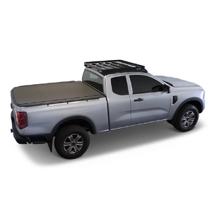 Ford Ranger T6.2 Wildtrak/Raptor Extended Cab (2023-Current) Slimline II Roof Rack Kit / Low Profile by Front Runner - KRFR028T