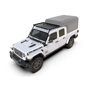 Jeep Gladiator JT (2019-Current) Cab Over Camper Slimline II Roof Rack Kit by Front Runner - KRJG016T