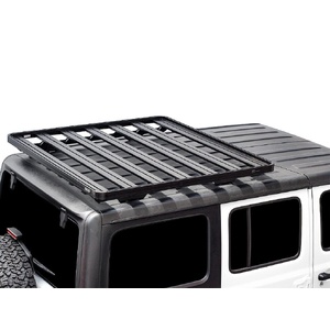 Jeep Wrangler JL 4 Door (2018-Current) Extreme Slimline II 1/2 Roof Rack Kit by Front Runner - KRJW023T