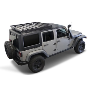 Jeep Wrangler JKU 4 Door (2007-2018) Extreme Pro Slimline II Roof Rack Kit by Front Runner - KRJW034T