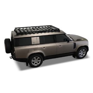 Land Rover Defender 130 Slimline II Roof Rack Kit by Front Runner - KRLD043T
