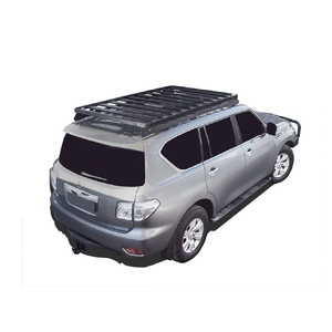 Nissan Patrol/Armada Y62 (2010-Current) Slimline II Roof Rack Kit by Front Runner - KRNP011T