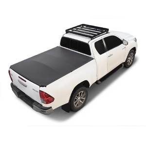 Toyota Hilux Revo Extra Cab (2016-Current) Slimline II Roof Rack Kit by Front Runner - KRTH019T