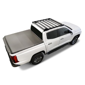 Mitsubishi Triton MV 6th Gen Double Cab (2024-Current) Slimsport Roof Rack Kit / Lightbar Ready by Front Runner - KSMT003T