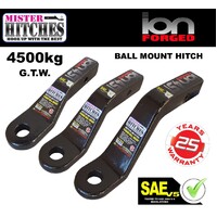 Mister Hitches Forged Ball Mount 2&quot; Drop 4.5T Gtw 1 1/4&quot; Ball Hole 216Mm  Length
