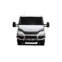 ECB Silver Hammertone Midi Tube Bar to suit Iveco Daily 50C/45C E6 01/21 - Onwards