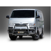 ECB Textura Black Midi Tube Bar to suit Toyota HiAce MWB 02/14 - 05/19