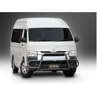 ECB Silver Hammertone Midi Tube Bar to suit Toyota HiAce Commuter 02/14 - 04/19