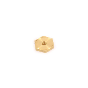 Rhino-Rack N042K-BP - M6 x 20.57mm Brass Hex Spigot Nut (8 Pack)