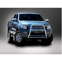 ECB Black Ripple Nudge Bar - Series 2 to suit Ford Ranger PX 4WD Highrise 10/11 - 06/15