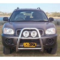 ECB Black Ripple Nudge Bar - Series 2 to suit Hyundai Santa-Fe 11/00 - 04/06