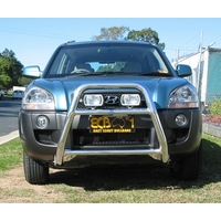 ECB Textura Black Nudge Bar - Series 2 to suit Hyundai Tucson 08/04 - 2010