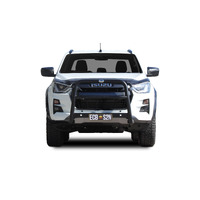 ECB Silver Hammertone Nudge Bar - Series 2 to suit Isuzu D-Max X-Terrain 07/20 - Onwards