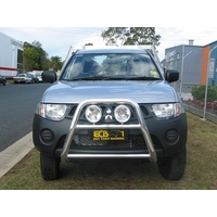 ECB Textura Black Nudge Bar - Series 2 to suit Mitsubishi Triton ML Excl GLX 07/06 - 08/09