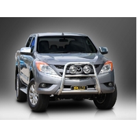 ECB Black Ripple Nudge Bar - Series 2 to suit Mazda BT-50 4WD 10/11 - 03/18