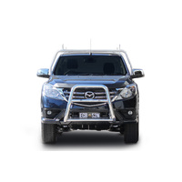 ECB Textura Black Nudge Bar - Series 2 to suit Mazda BT-50 4WD 05/18 - 06/20