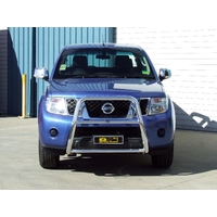 ECB Textura Black Nudge Bar - Series 2 to suit Nissan Navara D40 ST-X 550 2011 - 03/15