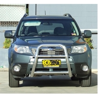ECB Polished Nudge Bar - Series 2 to suit Subaru Forester 03/08 - 01/13