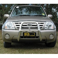 ECB Silver Hammertone Nudge Bar - Series 2 to suit Suzuki Grand Vitara XL7 120 Series 03/03 - 10/09