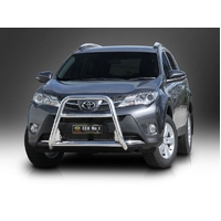 ECB Black Ripple Nudge Bar - Series 2 to suit Toyota Rav4 12/12 - 09/15