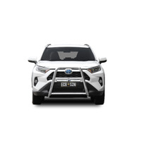 ECB Silver Hammertone Nudge Bar - Series 2 to suit Toyota Rav4 Cruiser 01/19 - Onwards