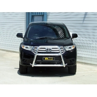 ECB Textura Black Nudge Bar - Series 2 to suit Toyota Kluger 09/10 - 02/14