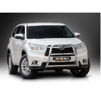 ECB Textura Black Nudge Bar - Series 2 to suit Toyota Kluger 03/14 - 10/16