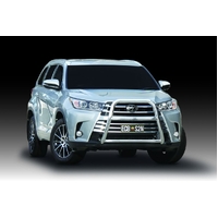 ECB Black Ripple Nudge Bar - Series 2 to suit Toyota Kluger 11/16 - 02/21