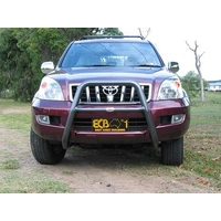 ECB Textura Black Nudge Bar - Series 2 to suit Toyota Prado 120 Series Grande 03/03 - 10/09