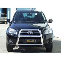 ECB Textura Black Nudge Bar - Series 2 to suit Toyota Rav4 01/06 - 09/08