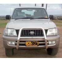 ECB Black Ripple Nudge Bar - Series 2 to suit Toyota Prado 07/96 - 02/03