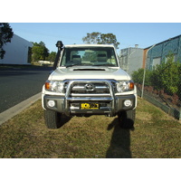 ECB Polished Nudge Bar - Series 2 to suit Toyota LandCruiser 76 Series Wagon 03/07 - 08/09