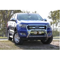 ECB Black Ripple Nudge Bar to suit Ford Ranger PX MKII 2WD Highrise 07/15 - 08/18
