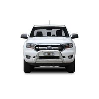 ECB Black Ripple Nudge Bar to suit Ford Ranger PX MKIII XLS 09/18 - 04/19