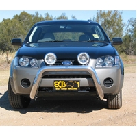 ECB Silver Hammertone Nudge Bar to suit Ford Territory 05/04 - 04/09