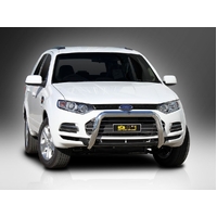 ECB Silver Hammertone Nudge Bar to suit Ford Territory SZ 05/11 - 09/14